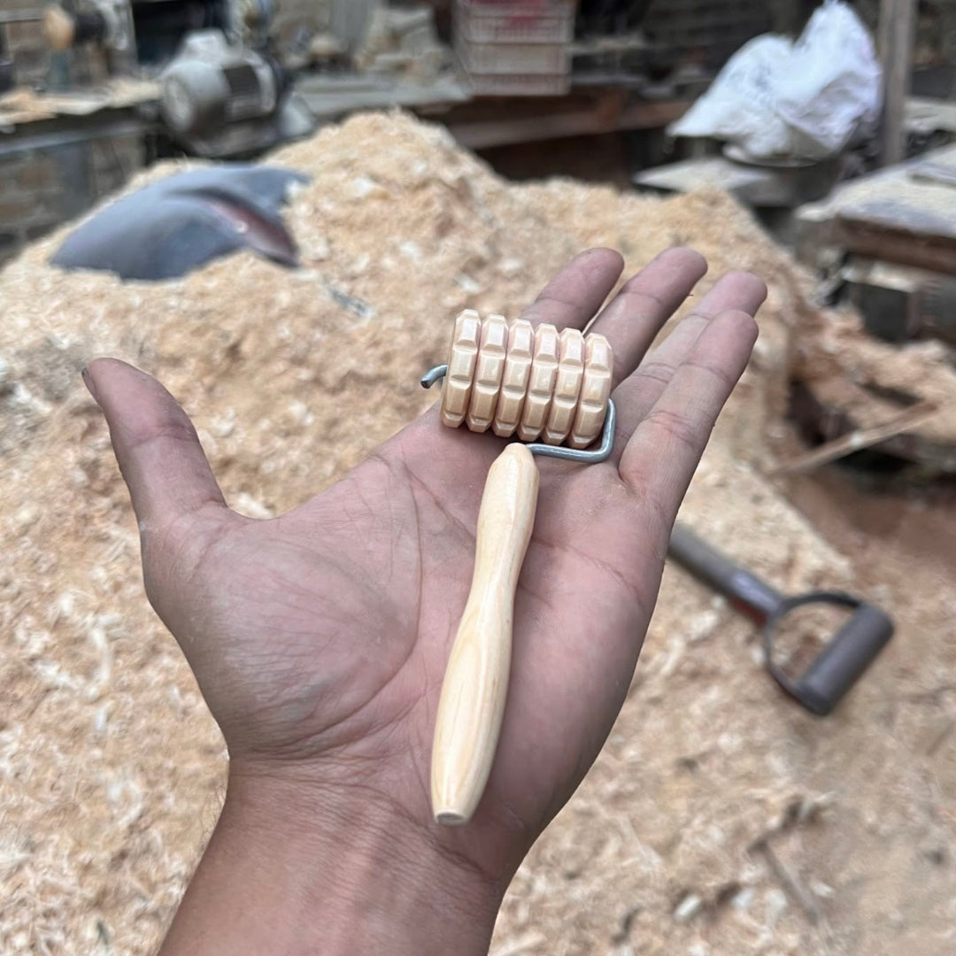 Rodillo estriado facial