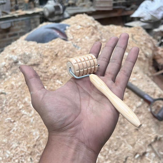 Rodillo estriado facial